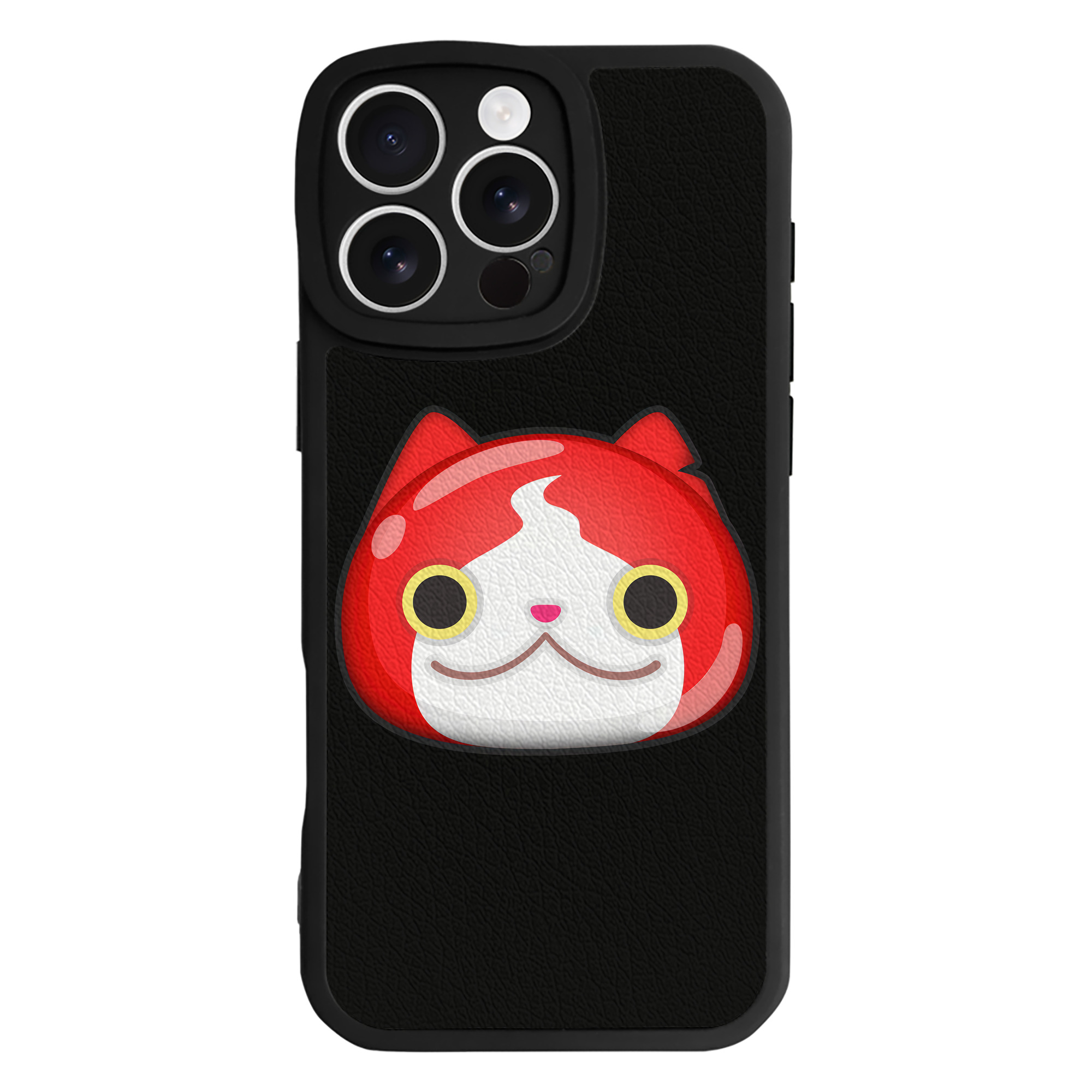 （画像用） 妖怪ウォッチ Yo-kai Watch 【iPhone 16シリーズ対応】シリコンスマホケース（レザー調） 材質：シリコン
